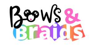 Bows and Braids Hair Salon Logo