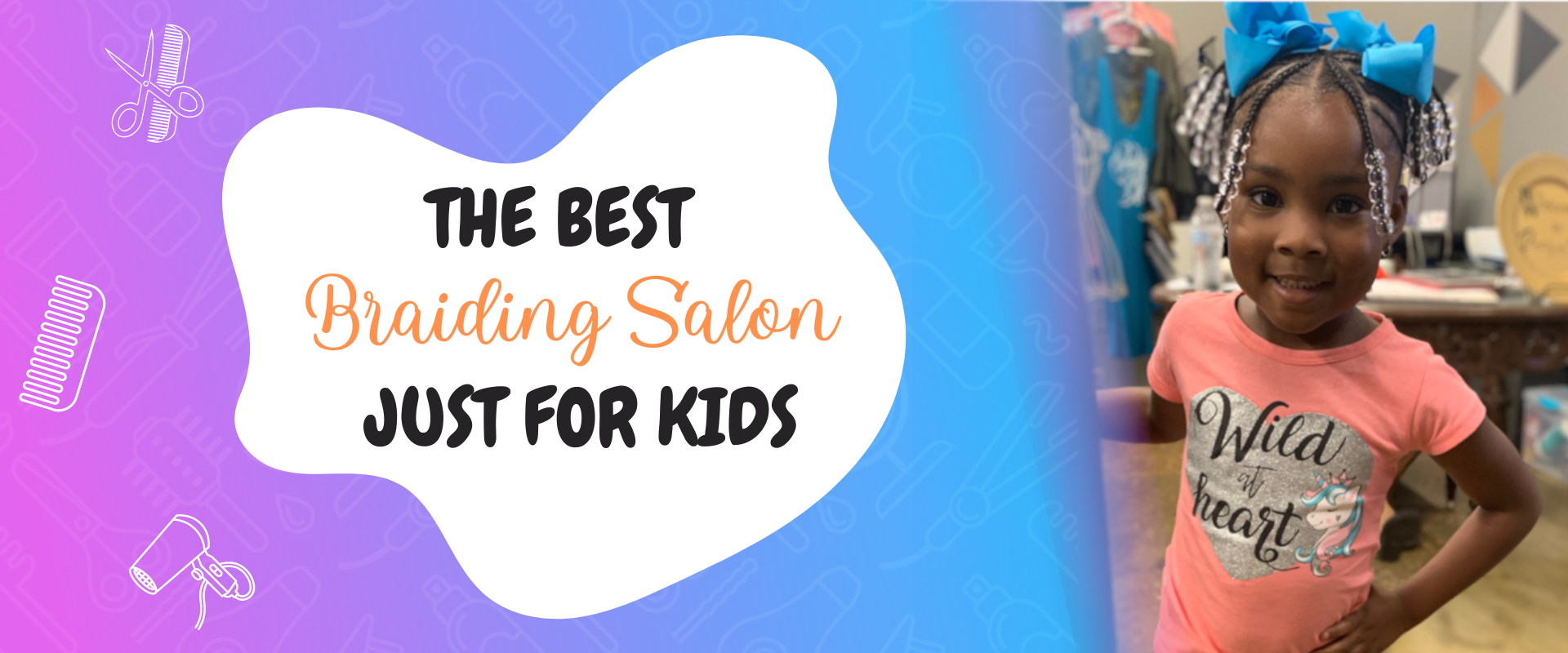 The best braiding salon just for kids